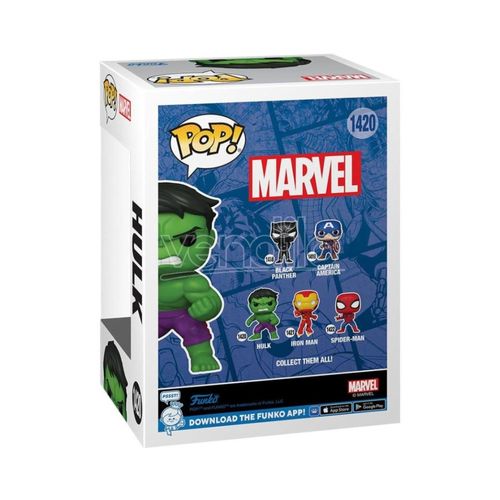 פופ מארוול הענק הירוק בצורת גרוט - Funko Pop Marvel Comics Hulk #1420