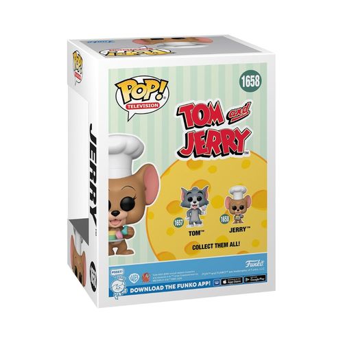 פופ טום וג'רי - בובת ג'רי עם מקרונים - Funko Pop TV Tom and Jerry Doll Jerry #1658