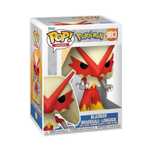 פופ פוקימון - בובת בלייזיקן - Funko POP Pokemon Blaziken #983