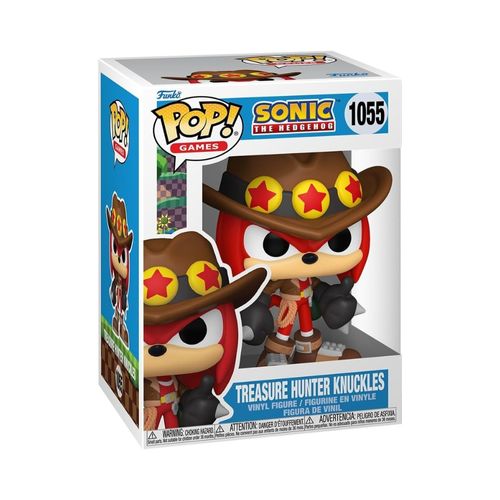 פופ סוניק נאקלס צייד אוצרות - Funko Pop Sonic Treasure Hunter Knuckles The Echidna #1055