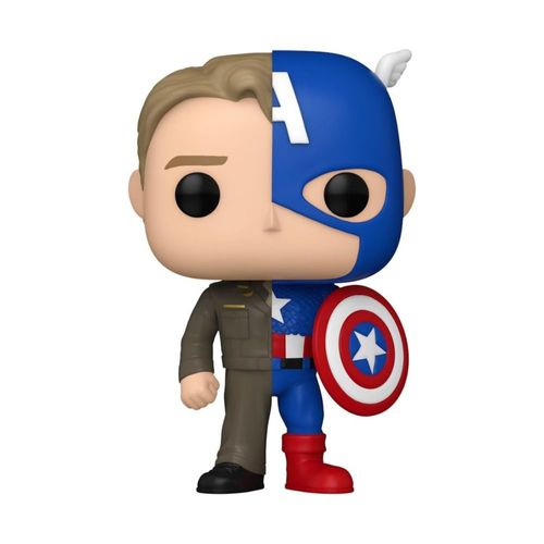 פופ מארוול - בובת סטיב רוג'יר קפטן אמריקה - POP MARVEL STEVE ROGER CAPTAIN AMERICA #1431