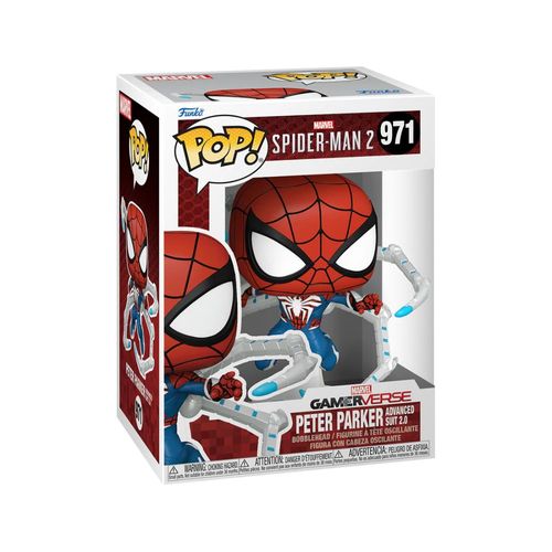 פופ מארוול ספיידרמן 2 - פיטר פרקר - Pop Marvel Spider Man 2 Peter Parker Advanced Suit 2.0 #971