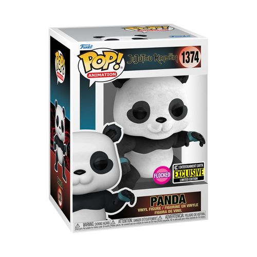 פופ אקסלוסיבי ג'וג'וטסו פנדה - Funko Pop Jujutsu Kaisen Panda Flocked #1374