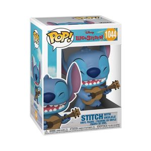 פופ לילו וסטיץ - סטיץ עם יוקללי - Funko Pop Disney Lilo & Stitch - Stitch with Ukelele #1044