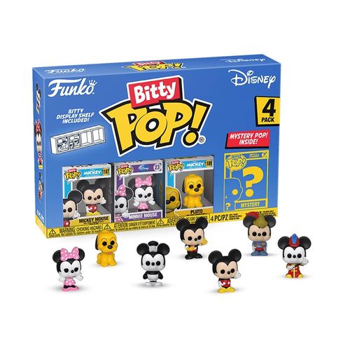 פופ מיניאטורי דיסני קלאסי 4 דמויות - BITTY POP! DISNEY 4-PACK SERIES 1