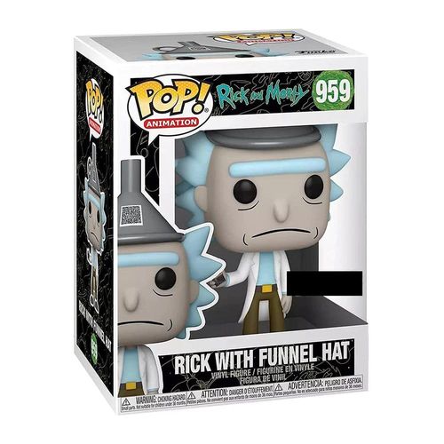 פופ ריק ומורטי - POP RICK AND MORTY RICK WITH FUNNEL HAT 959