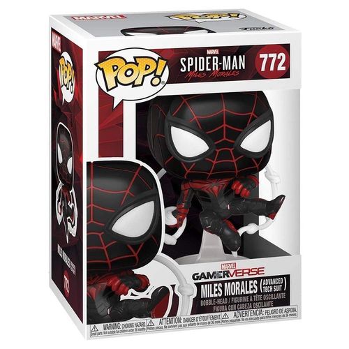 פופ מיילס מוראלס שחור - POP SPIDERMAN MILES MORALES 772
