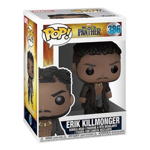 בובת פופ הפנתר השחור אריק קילמונגר - POP MARVEL BLACK PANTHER ERIK KILLMONGER 386