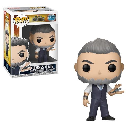בובת פופ הפנתר השחור אוליסס קלאוד - POP MARVEL BLACK PANTHER ULYSSES KLAUDE 387