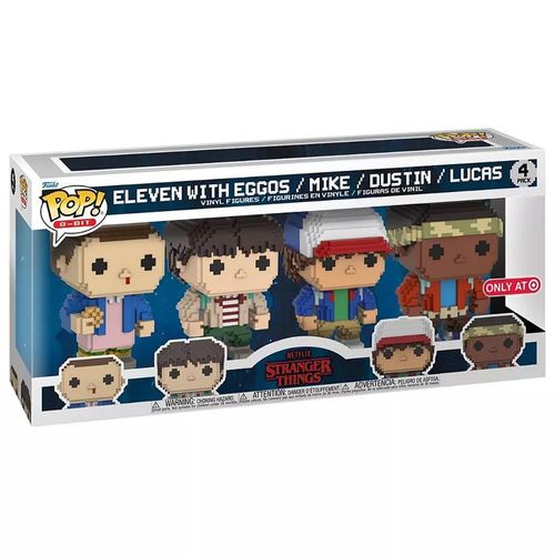 פופ דברים מוזרים רבעייה - POP 8 Bit Stranger Things 4pk