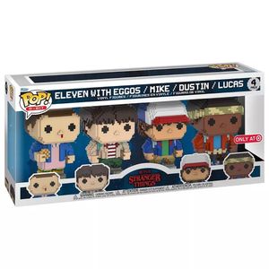 פופ דברים מוזרים רבעייה - POP 8 Bit Stranger Things 4pk