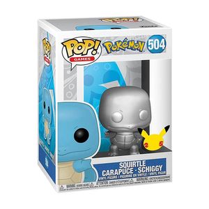 פופ פוקימון סקוורטל כסוף - POP Squirtle Silver Metallic Multicolor 504