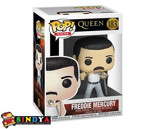 פופ פרדי מרקורי עם גופיה לבנה - POP QUEEN FREDDIE MERCURY 183