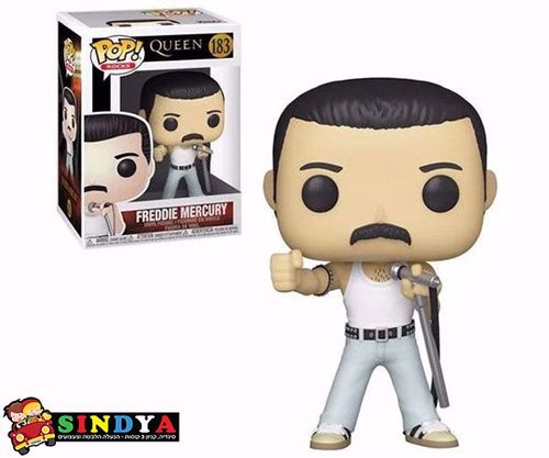 פופ פרדי מרקורי עם גופיה לבנה - POP QUEEN FREDDIE MERCURY 183