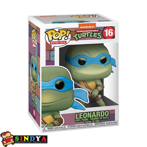 פופ צבי הנינג'ה ליאונרדו - POP TURTLES LEONARDO 16