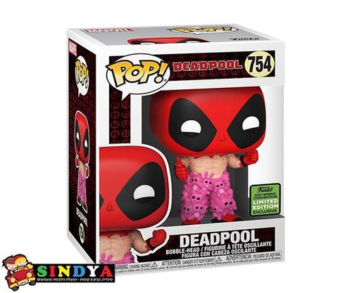 פופ דדפול עם מכנסי דובי - 754 DEADPOOL WITH TEDDY BEAR PANTS