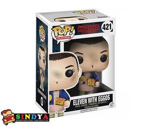 פופ דברים מוזרים אילבן עם וופלים -POP STRANGER THINGS  ELEVEN  WITH EGGOS 421