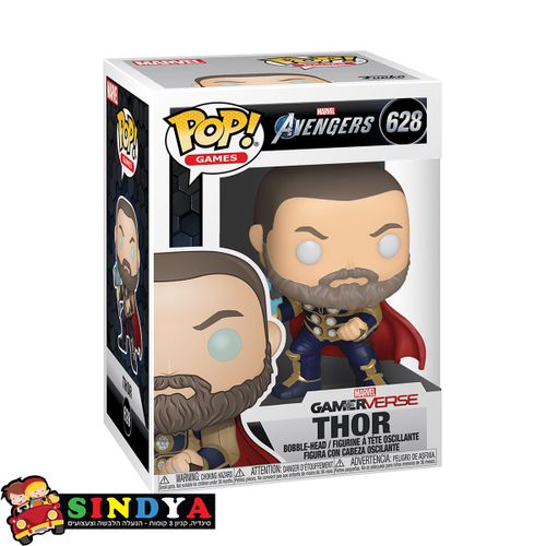 פופ הנוקמים מארוול תור-POP AVENGERS THOR  628 פופ מארוול תור עם פטיש 628