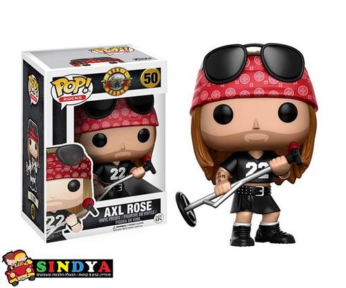 פופ רובים ' n ' ורדים אקסל רוז - POP GUNS*N*ROSES AXL ROSE 50