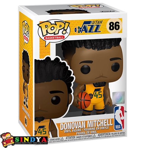 פופ אן בי איי יוטה ג'אז דונובן מיטשל - POP NBA  UTAH JAZZ DONOVAN MITCHELL 86