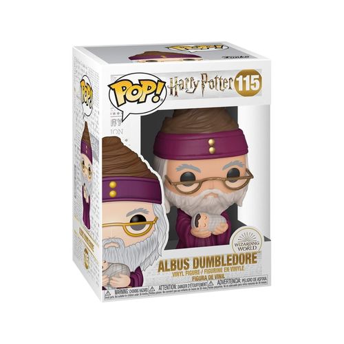 פופ הארי פוטר - אלבוס דמבלדור - Funko Pop Harry Potter Albus Dumbledore With Baby Harry #115