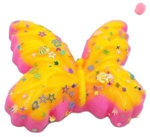 סקוושי בצורת פרפר (מגוון צבעים)