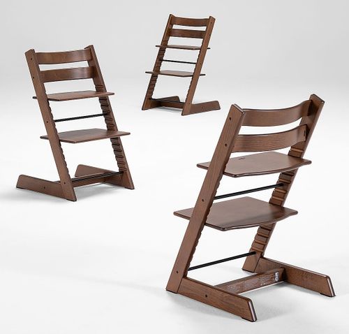 כיסא אוכל רב שלבי טריפ טראפ Tripp Trapp - חום אגוז