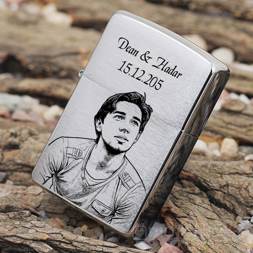 מצית ZIPPO עם חריטה אישית של תמונה