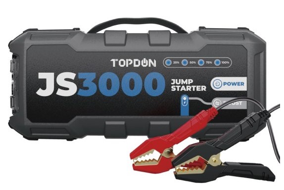 בוסטר התנעה לרכב עם פנס Topdon JS3000