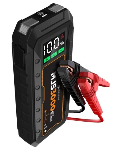 בוסטר התנעה לרכב עם פנס Miracase MJSPD60W