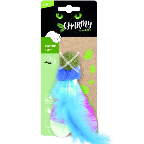 צעצוע קטניפ לחתול צ'ארמי שפירית כחולה אמפט