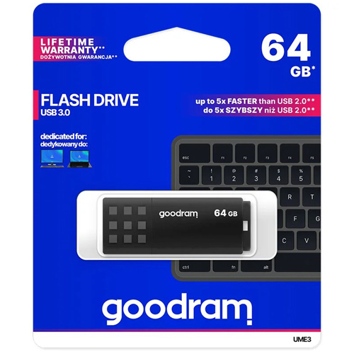 דיסק און קי GOODRAM UME3 64GB USB 3.2