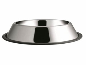 כלי אוכל נירוסטה עם גומי 20 סמ