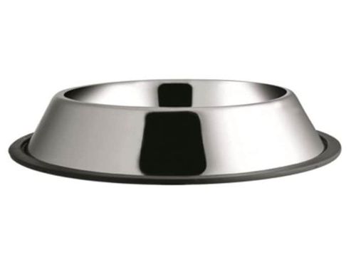 כלי אוכל נירוסטה עם גומי 33 סמ