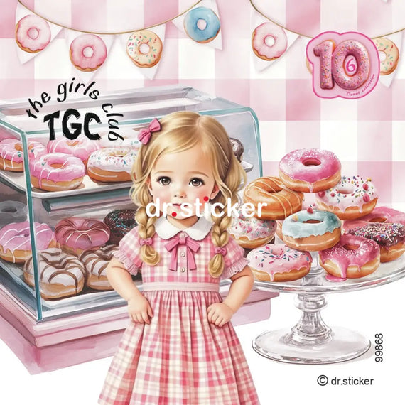 גליל מדבקות ד"ר סטיקר - מועדון הילדות - חנות סופגניות