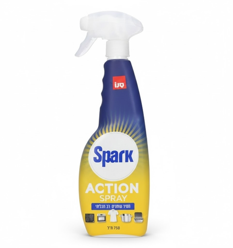 סנו ספארק Action spary מסיר שומנים רב תכליתי 750 מ