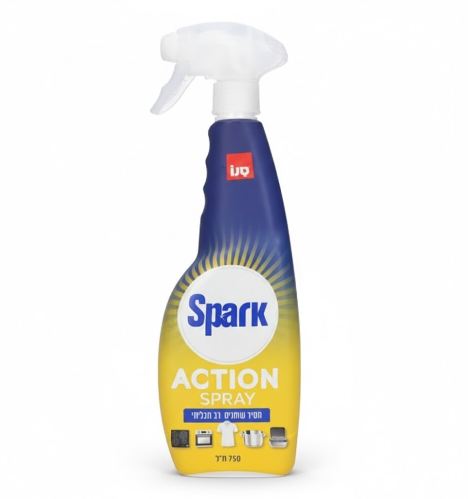 סנו ספארק Action spary מסיר שומנים רב תכליתי 750 מ"ל
