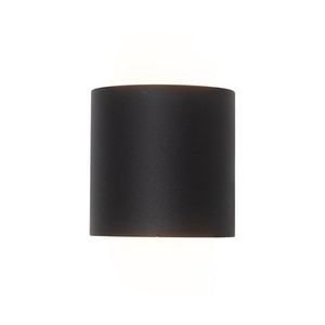מנורת קיר שחורה DUALUX UP&DOWN 2X2.5W IP54 אור חם Nisko