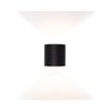 מנורת קיר שחורה BILUX UP&DOWN 2X2.5W IP54 אור חם
