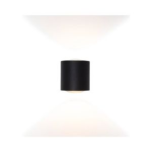 מנורת קיר שחורה BILUX UP&DOWN 2X2.5W IP54 אור חם Nisko