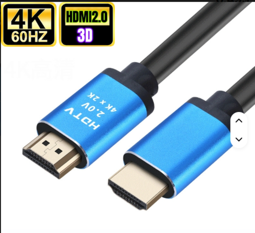 כבל HDMI 2.0 זכר לזכר באורך 1.5 מטר (5 רגל) 19+1, תומך 2.0V, 4K 60 הרץ, 60 פריימים לשנייה, UHD Ultra HD, HDCP 2.2, כבל HDMI לטלוויזיה HD, מחשב נייד, PS5