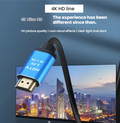 כבל HDMI 2.0 זכר לזכר באורך 1.5 מטר (5 רגל) 19+1, תומך 2.0V, 4K 60 הרץ, 60 פריימים לשנייה, UHD Ultra HD, HDCP 2.2, כבל HDMI לטלוויזיה HD, מחשב נייד, PS5