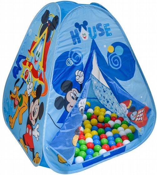 אוהל מיקי מאוס + 100 כדורים – Disney Junior Mickey 