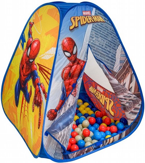 אוהל ספיידרמן + 100 כדורים – Marvel Spider-Man  