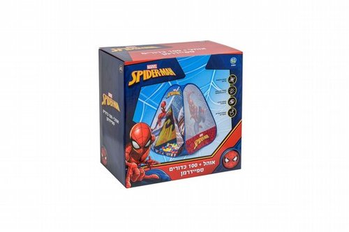 אוהל ספיידרמן + 100 כדורים – Marvel Spider-Man  