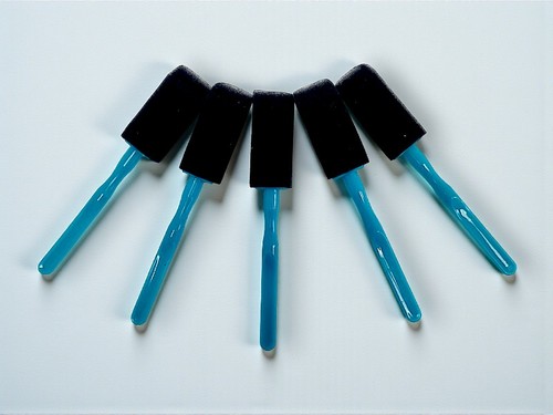 סט מברשות ספוג Mont Marte Foam Brushes – רוחב 25 מ