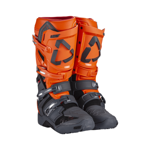מגף רכיבה ליט עם סוליית אנדורו כתום -  LEATT BOOTS FLEXLOCK 5.5 ENDURO