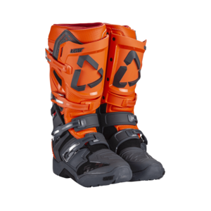 מגף רכיבה ליט עם סוליית אנדורו כתום -  LEATT BOOTS FLEXLOCK 5.5 ENDURO