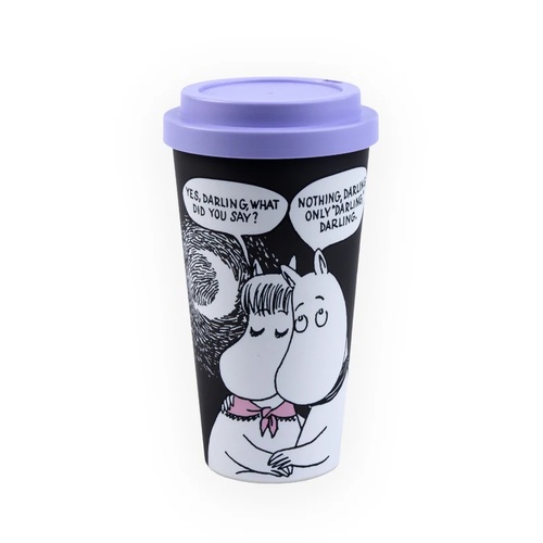 MOOMIN- כוס TOGO -מומינים מחובקים 