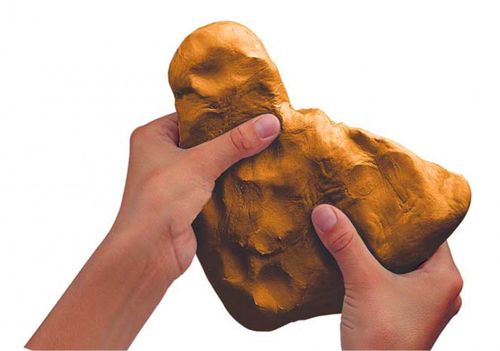 חימר חום טרקוטה מתקשה באוויר 1 ק